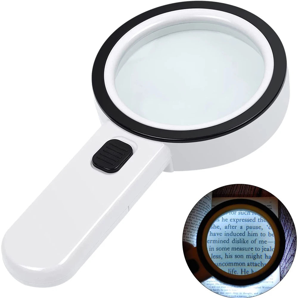 Handheld 30x Magnifying Glass